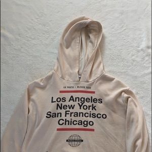 Cropped long sleeve shirt